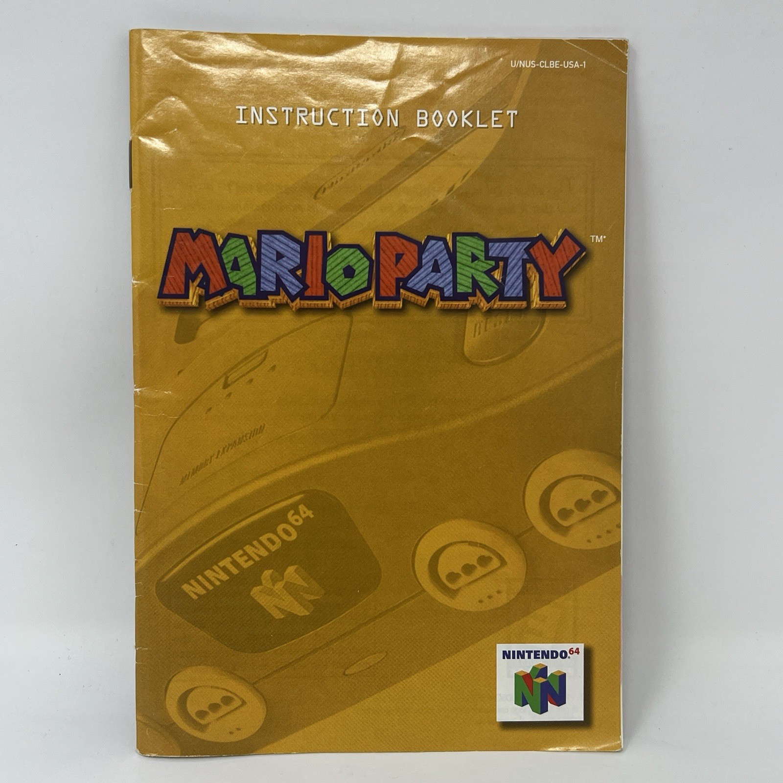 MARIO PARTY 1 Nintendo 64 N64 Manual Instruction ONLY