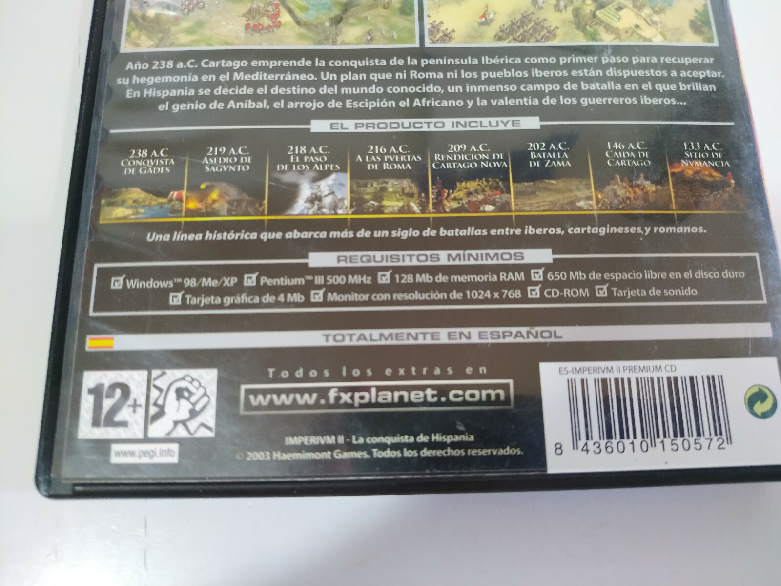 Imperium II La Conquista De Hispania – Game PC CD-Rom Spain