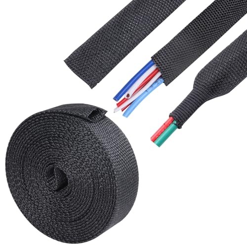 30Feet Hydraulic Hose Protector Sleeve 2-1/4″ Sheathing Wrap – 360 Inch