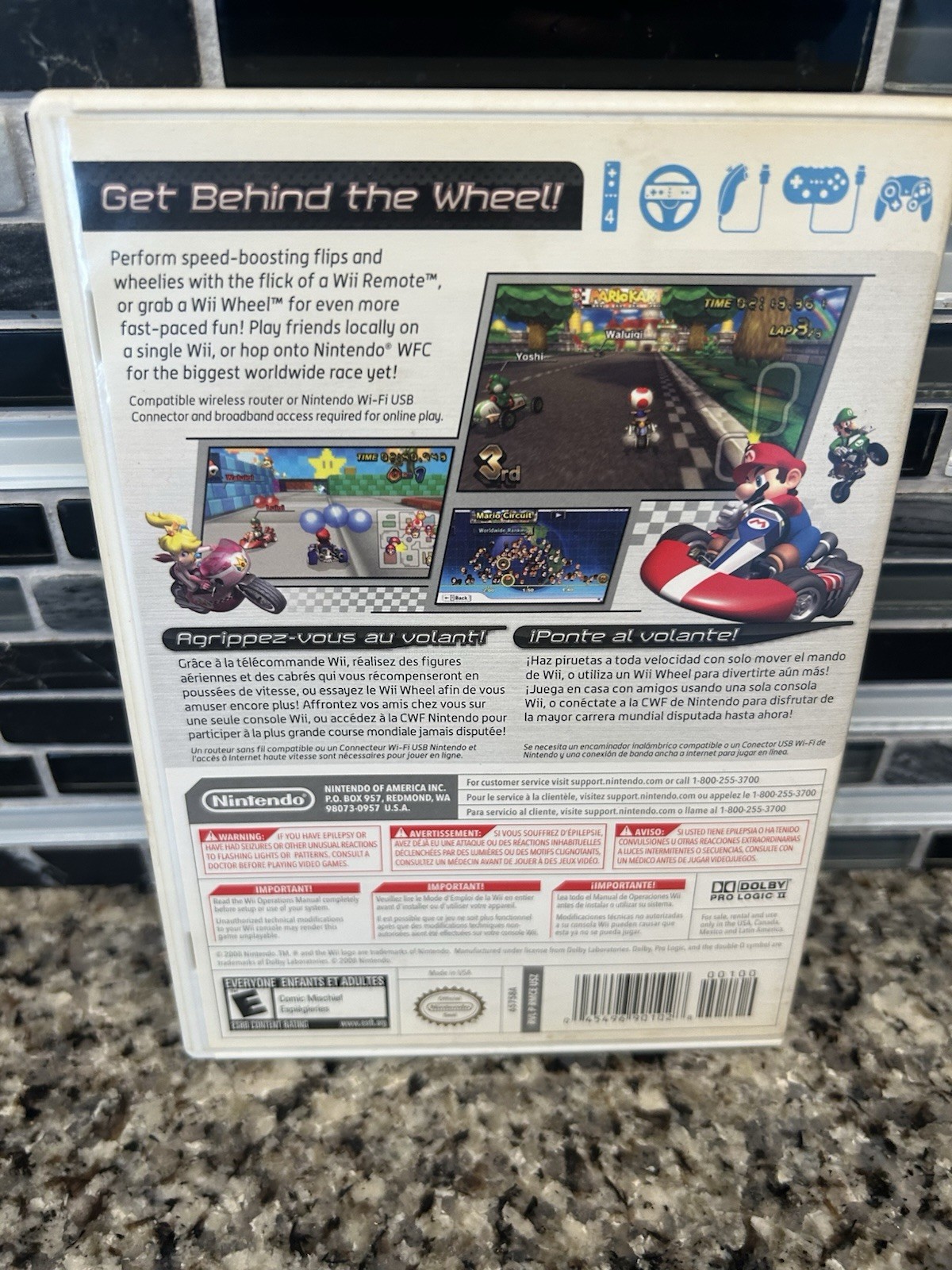 Mario Kart Wii (Nintendo Wii, 2008) Game Complete w/ Manual – CIB