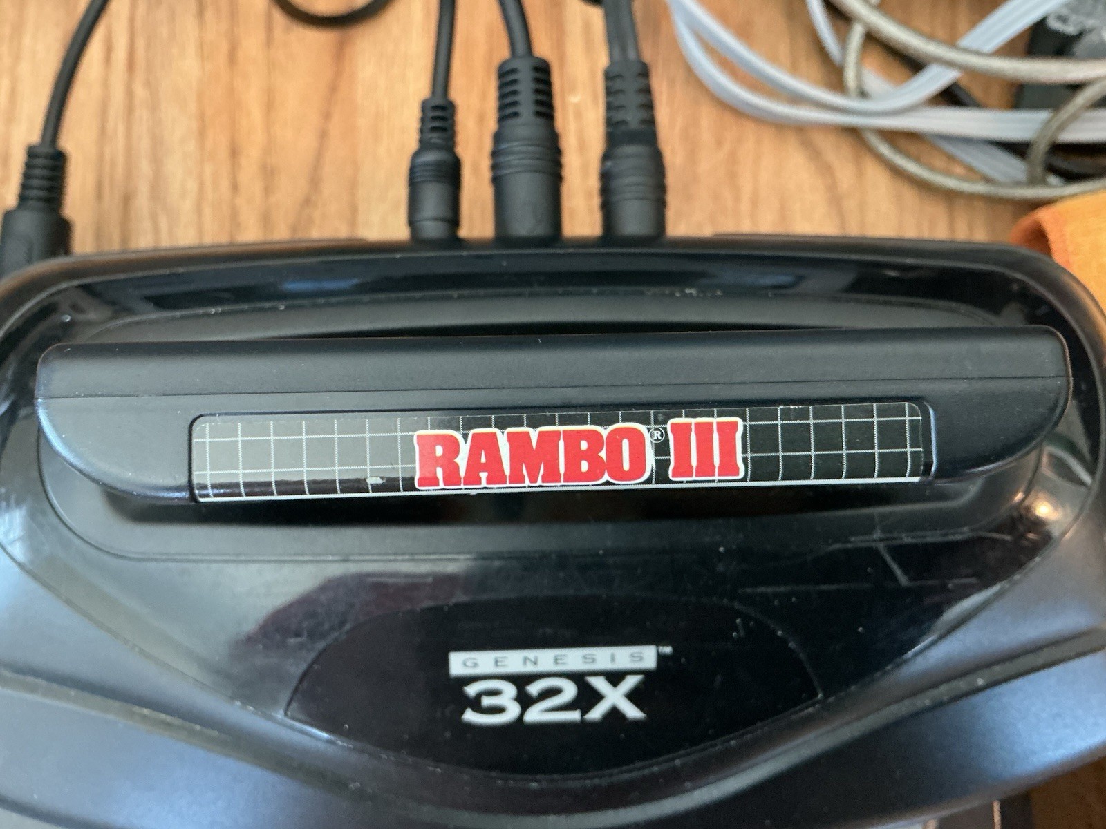 SEGA GENESIS RAMBO 3 COMPLETE IN BOX CIB RARE AUTHENTIC Tested Works