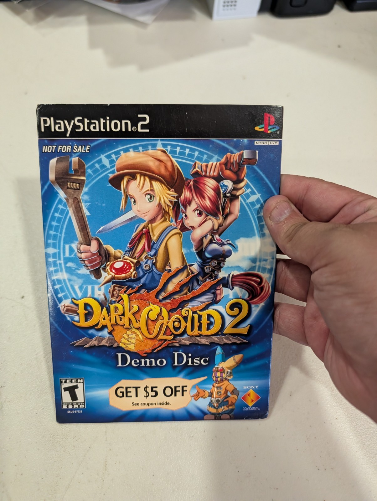 Dark Cloud 2 Demo Disc Sony PlayStation 2 PS2 W/ Sleeve