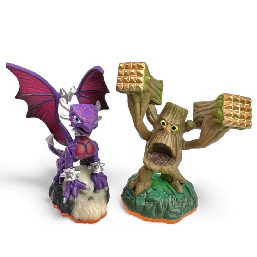 Skylanders Giants 8 Figure Lot w/ Case Tested Hot Head Crusher Tree Rex