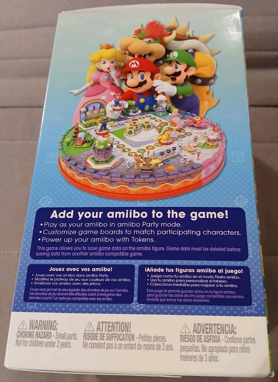 NEW Mario Party 10 w/Bowser Amiibo bundle Nintendo Wii U US version Sealed