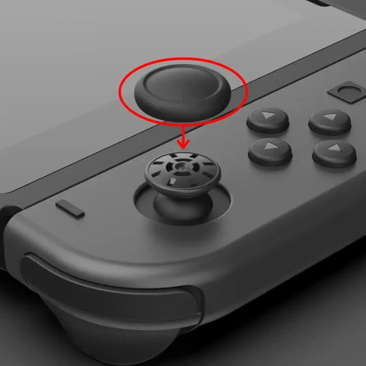 For Nintendo Switch/Lite/OLED Thumb Joy Con Analog Stick Grip Cap Rubber Cover
