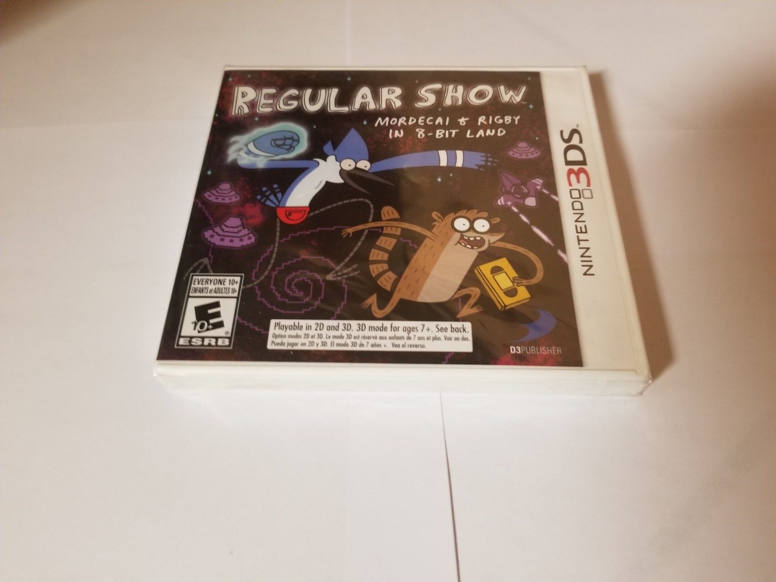 Regular Show: Mordecai and Rigby in 8-bit Land Nintendo 3DS new Factory Sealed