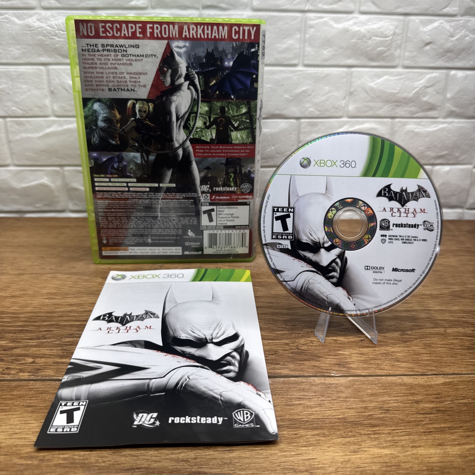Batman: Arkham City (Microsoft Xbox 360, 2011) CIB Tested Working Free Shipping