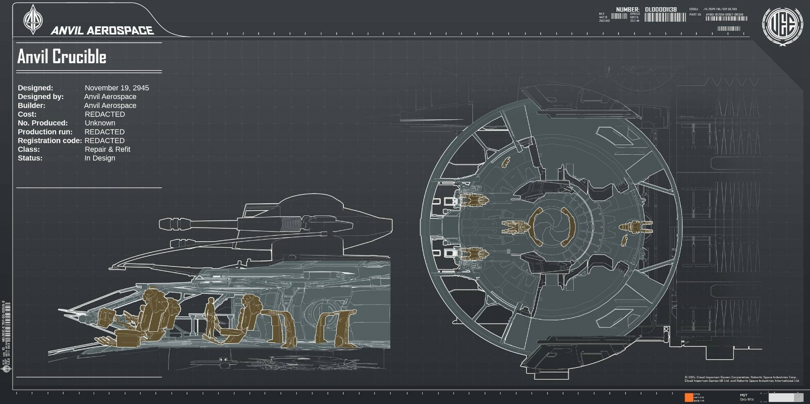 Star Citizen – ANVIL CRUCIBLE – UPGRADE – (CCU)