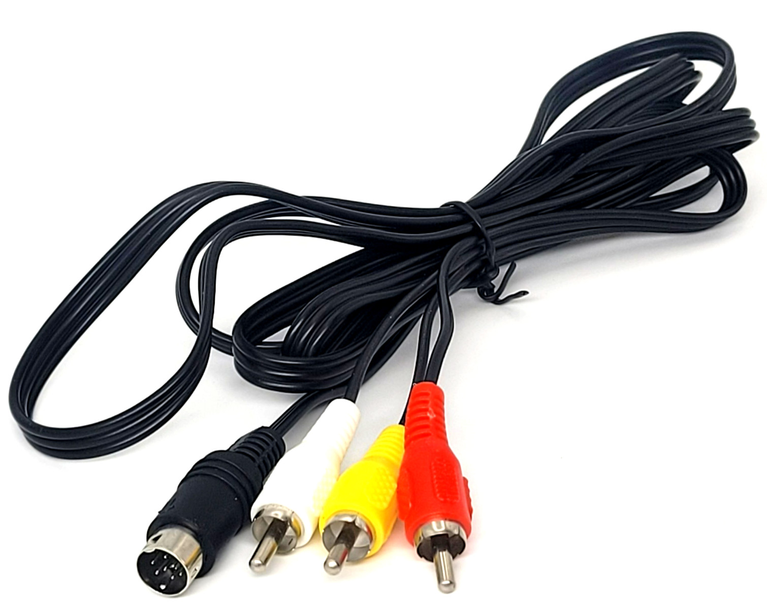 Sega Genesis 2/3 AV Cable Replacement 6FT Composite RCA Audio Video Cord MK-1631