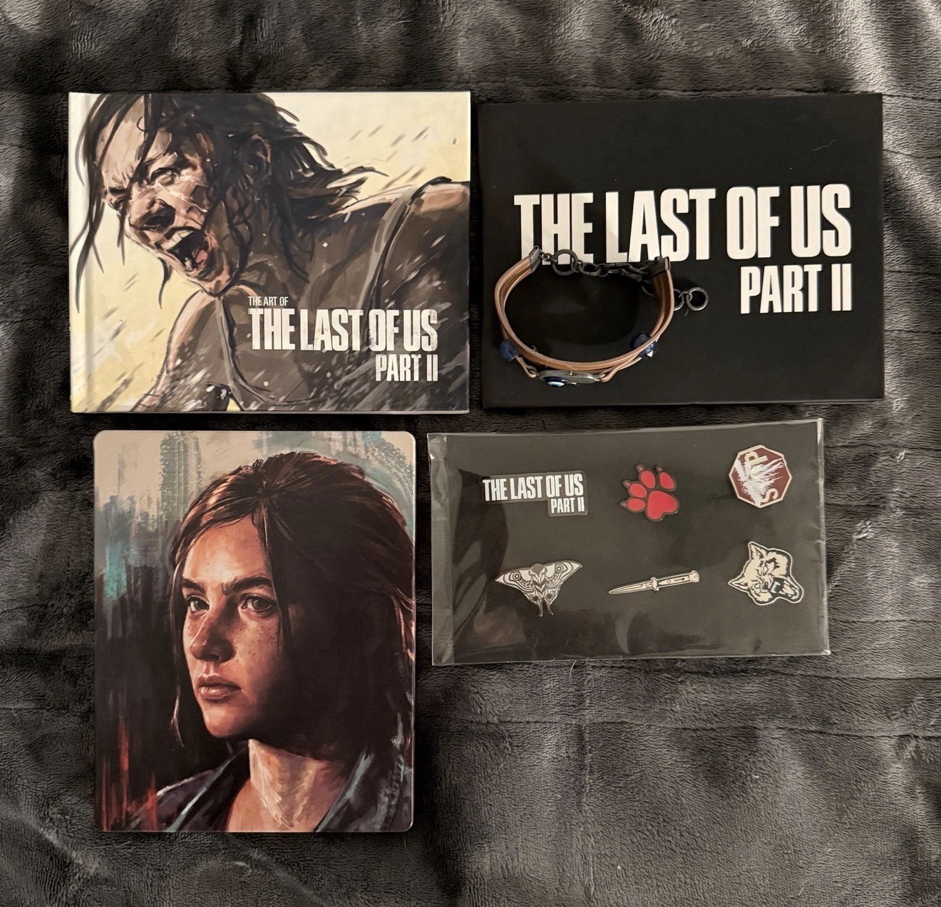 The Last of Us Part 2 Collectors Edition Collectibles 5 Item Lot – PlayStation