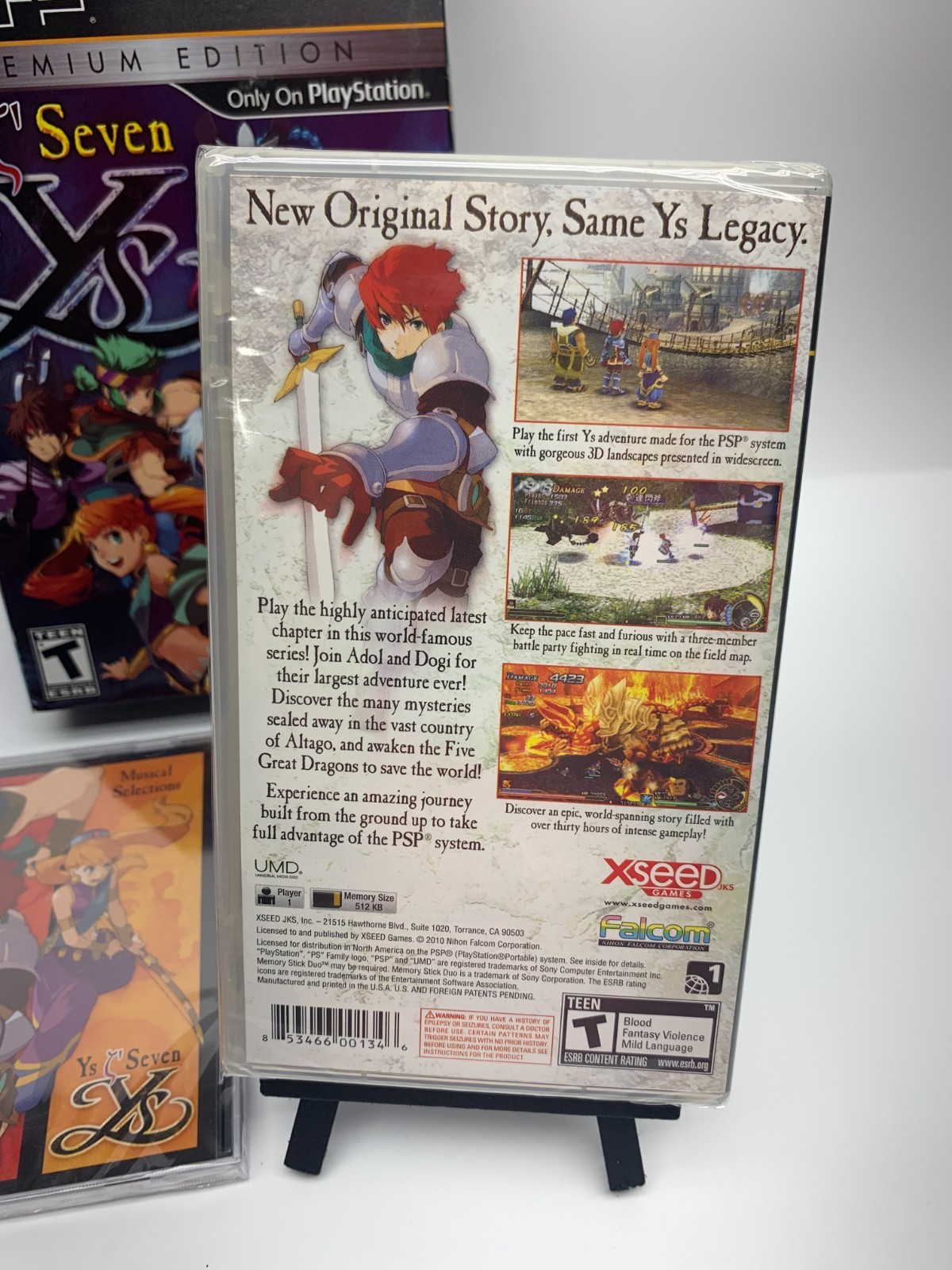 Ys Seven Premium Edition • CIB COMPLETE • PSP • SEALED CONTENTS!