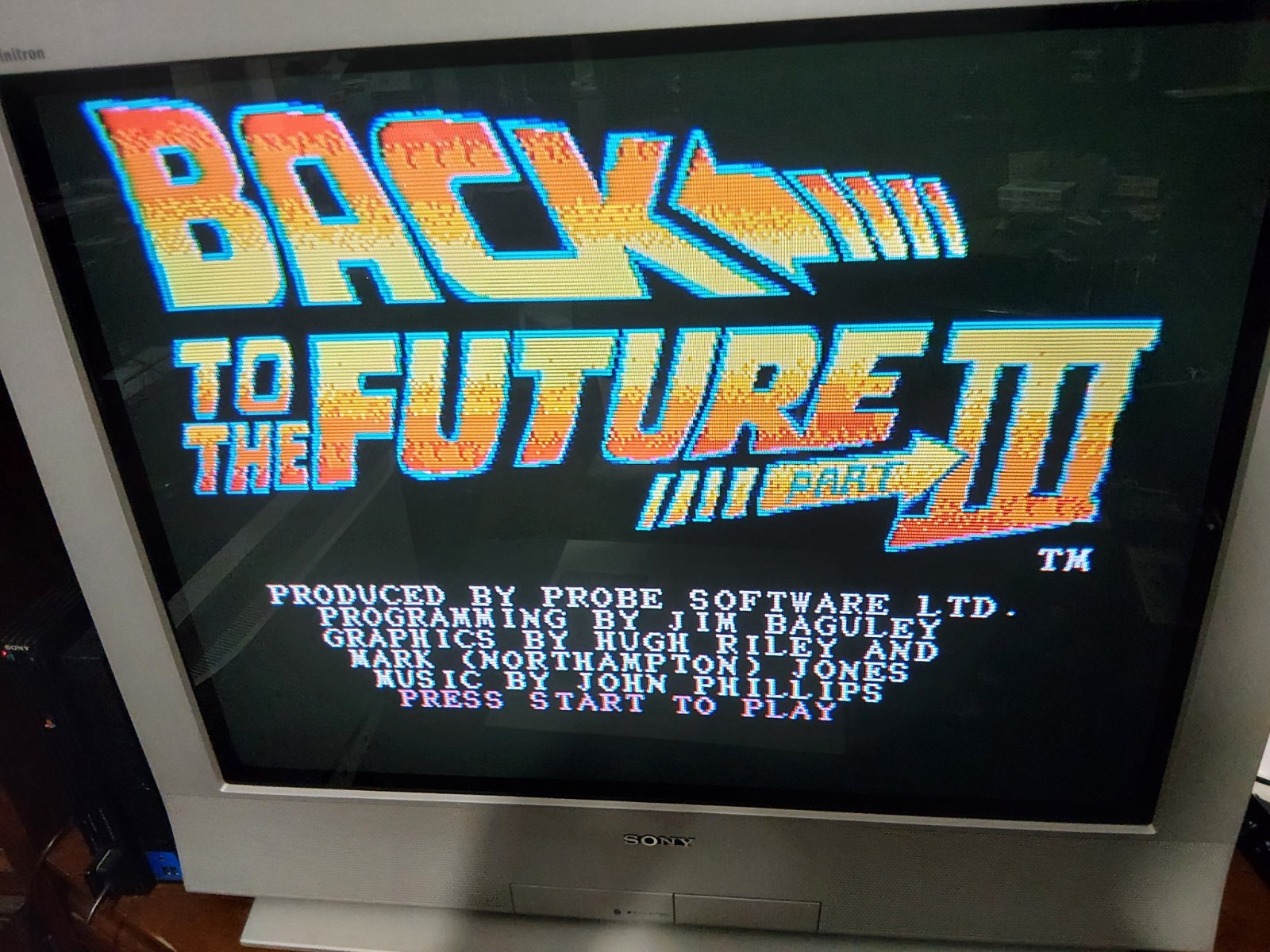 Sega Genesis Back To The Future III 3 CIB With Manual Tested And Working