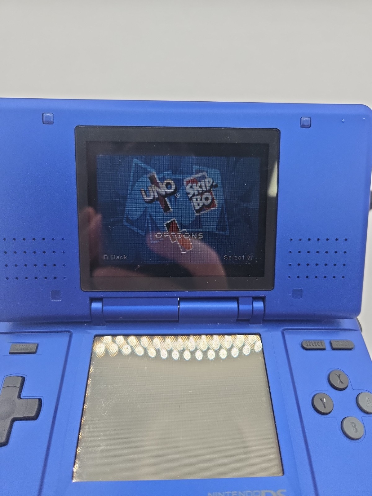 Nintendo DS Model NTR-001 Cobalt Blue Tested Working Console Charger Games Minty