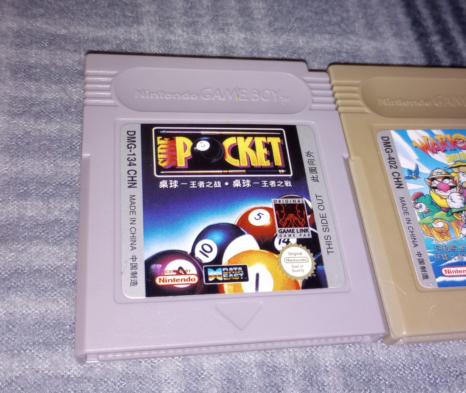 Nintendo Wario Land Super Mario Land DMG-402 CHN Hong Kong Lot 3 China Game Boy