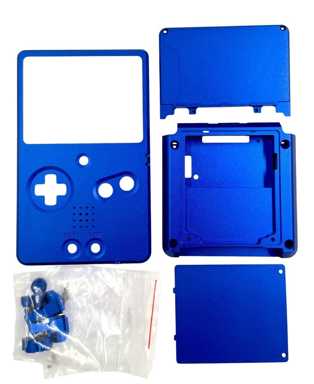 Unhinged Metal GBA SP Housing Boxy Style for Nintendo GameBoy Advance SP Pixel