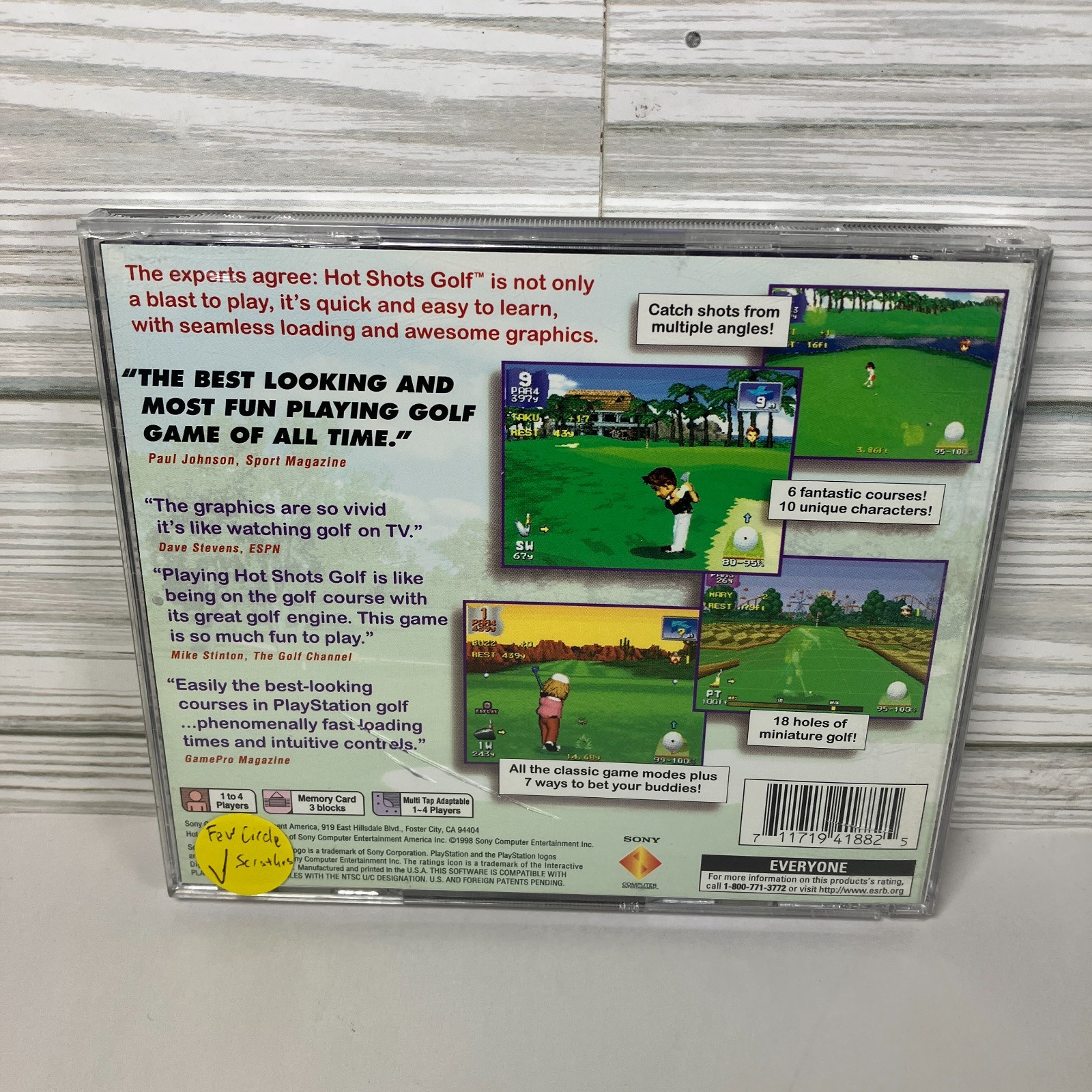 Hot Shots Golf (PlayStation 1 PS1) CIB COMPLETE