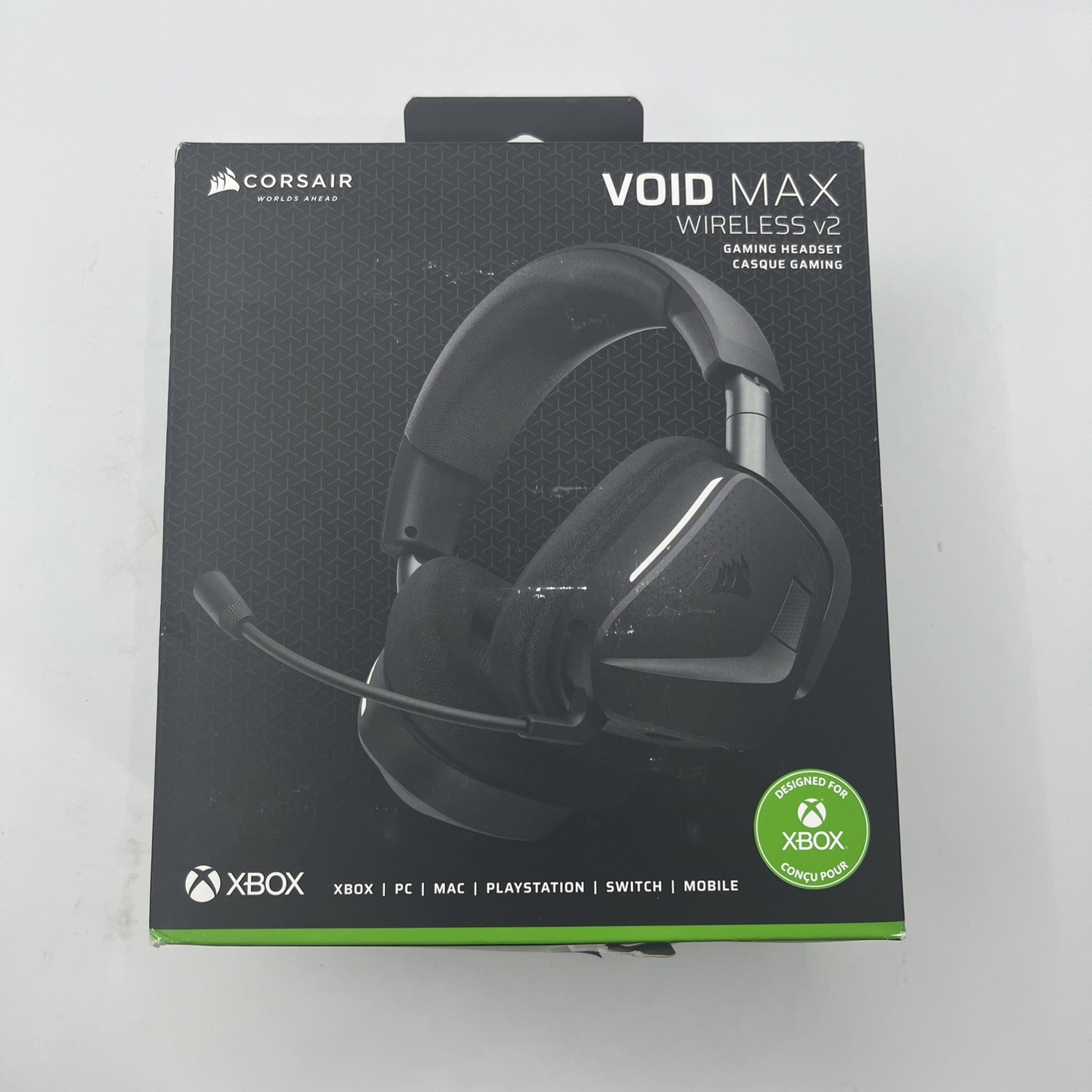 Corsair Void v2 MAX Wireless Gaming Headset for PC, PS5/4, Mobile -NOT WORKING-