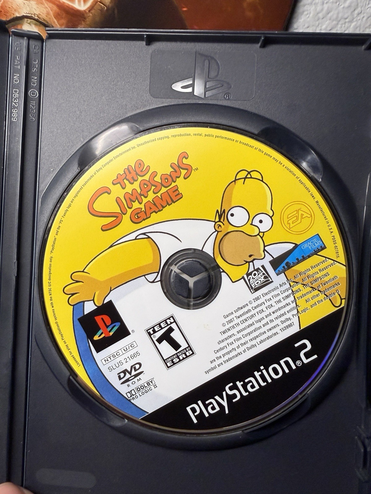 The Simpsons Game PS2 CIB with Poster