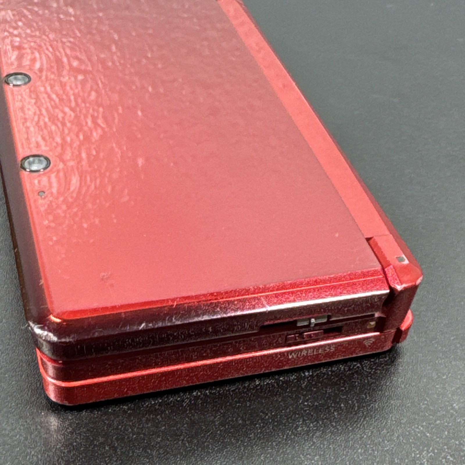 Nintendo 3DS Flame Red 32GB SD Card/game & Carry Case (Tested & Working)