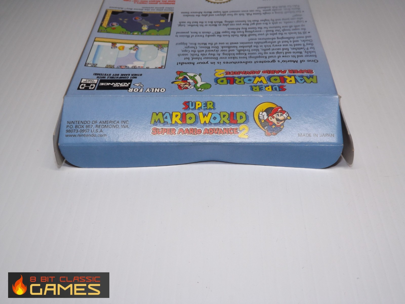 Super Mario World – BOX ONLY – NINTENDO Gameboy Advance – 73a