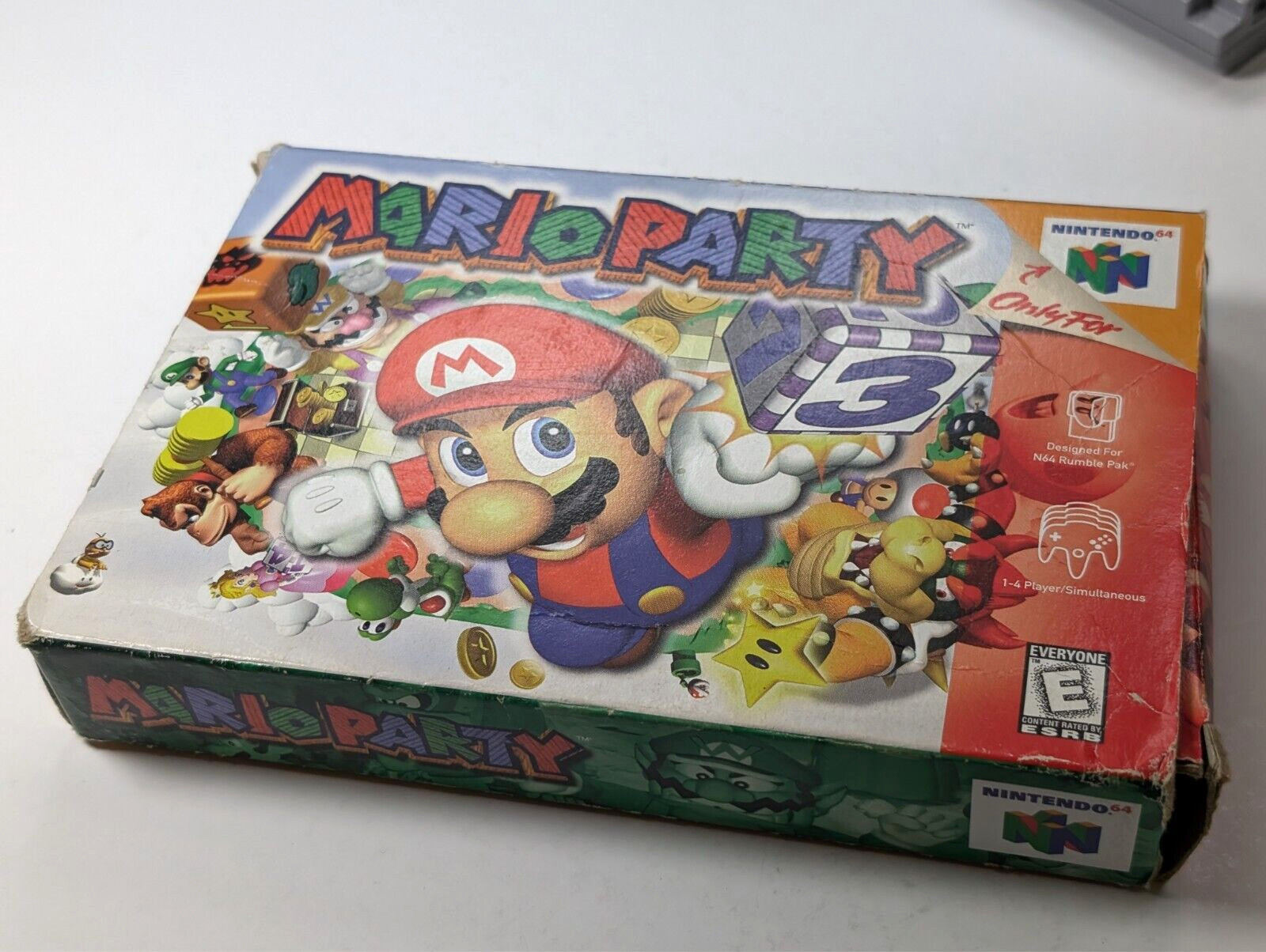Mario Party 1 Nintendo 64 N64 with box (two flaps missing) authentic