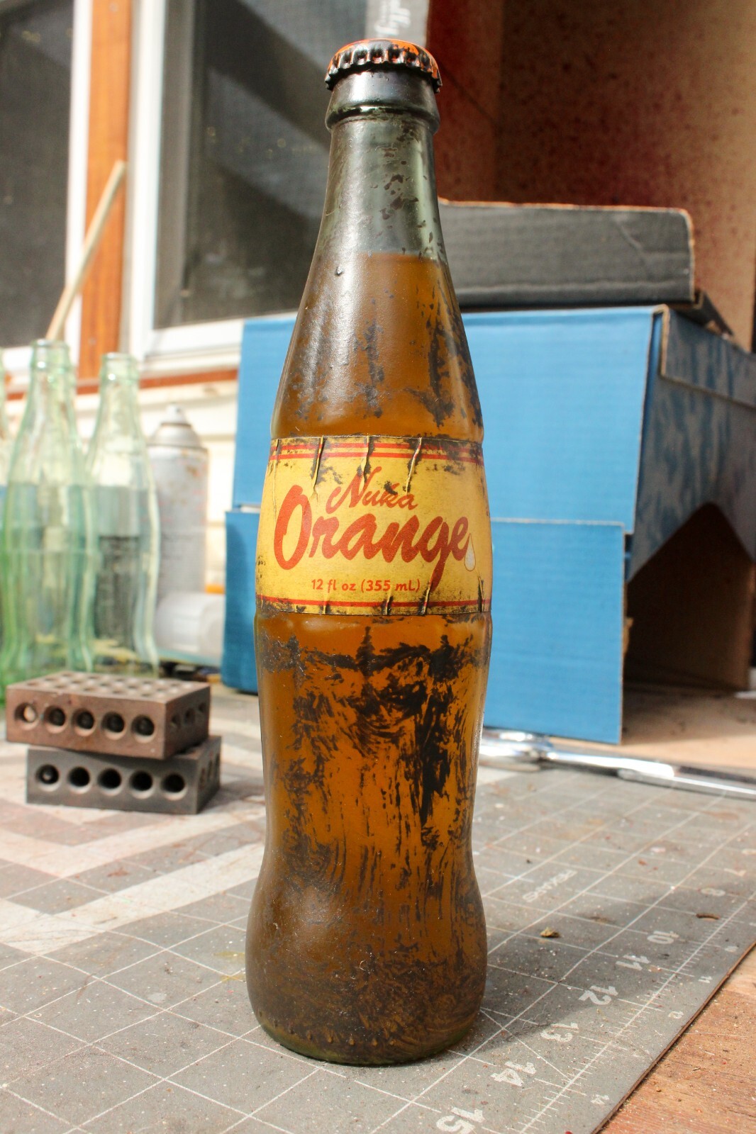 Handmade Nuka Cola Orange 12oz Bottle Replica Inspired from Fallout 4 / 76
