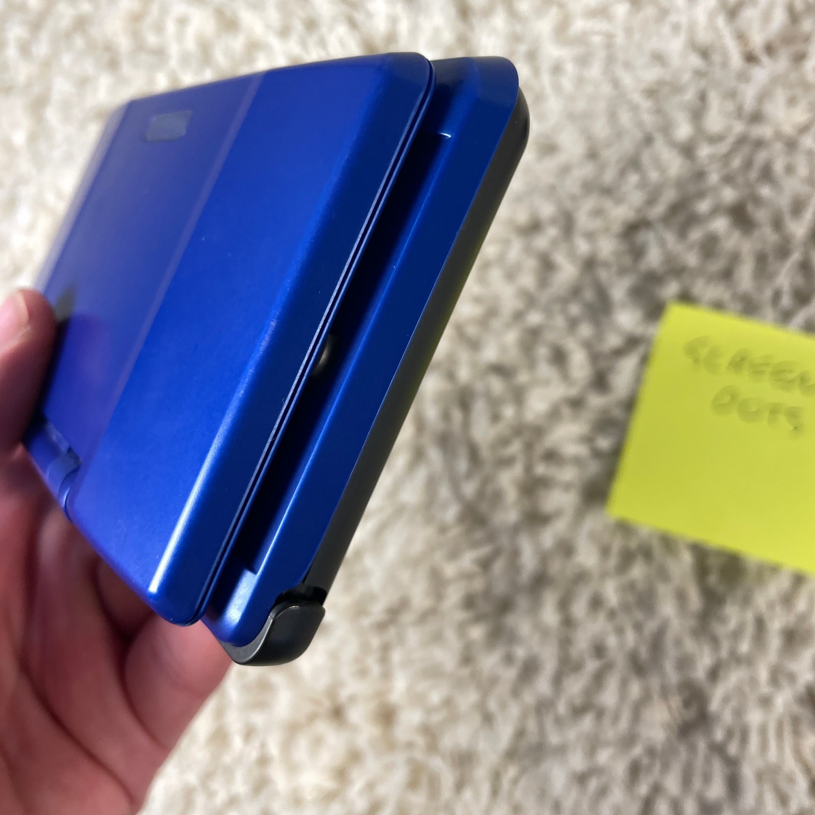 Nintendo DS Original NTR-001 Cobalt Blue Handheld Console System READ