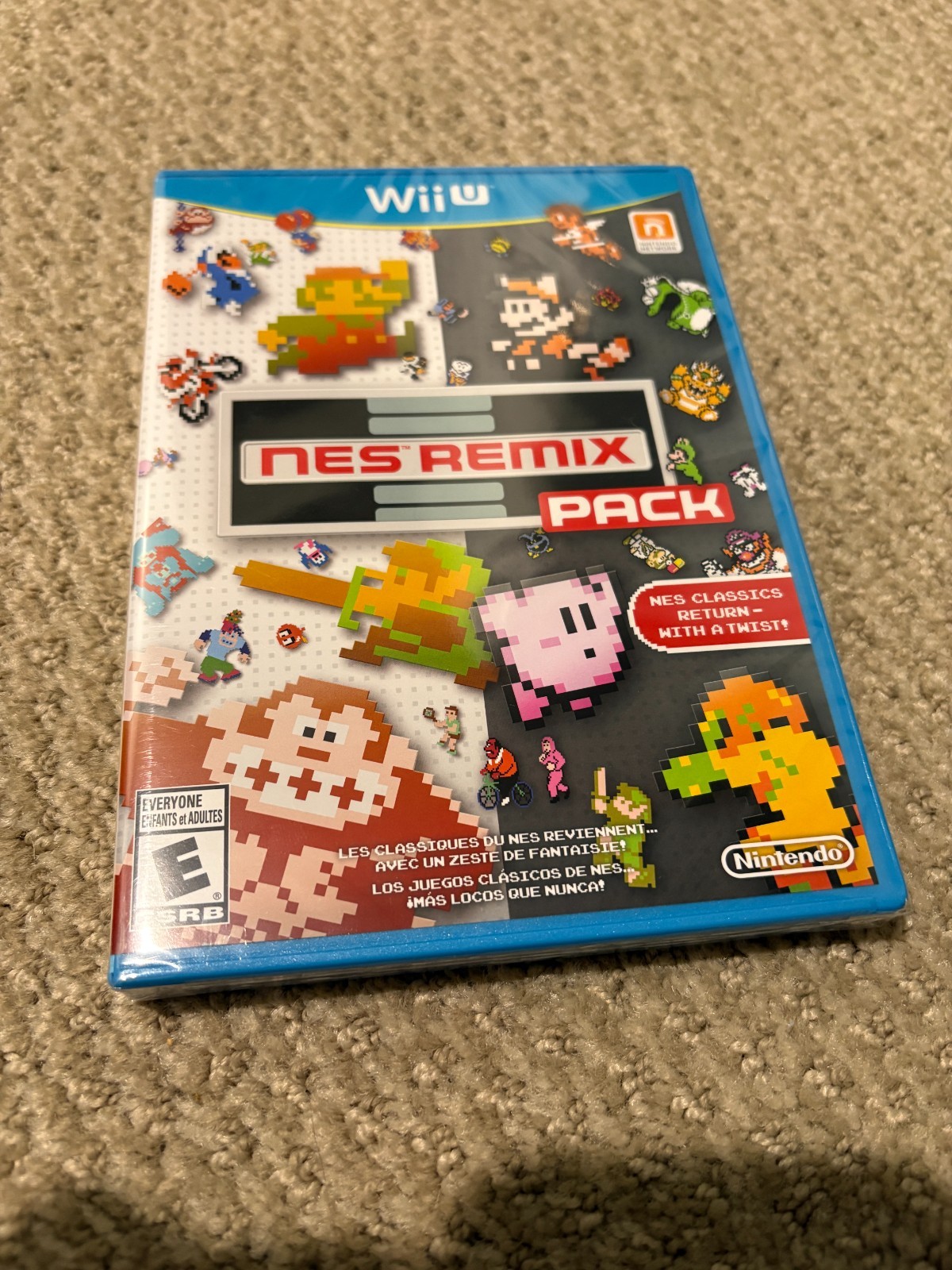 Brand New 1st Edition Factory Sealed NES Remix Pack (Nintendo Wii U, 2014)