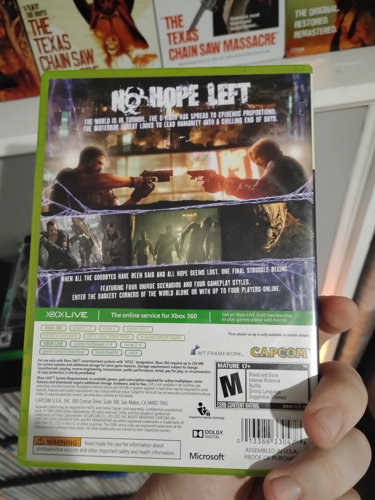 Resident Evil Lot For Xbox 360