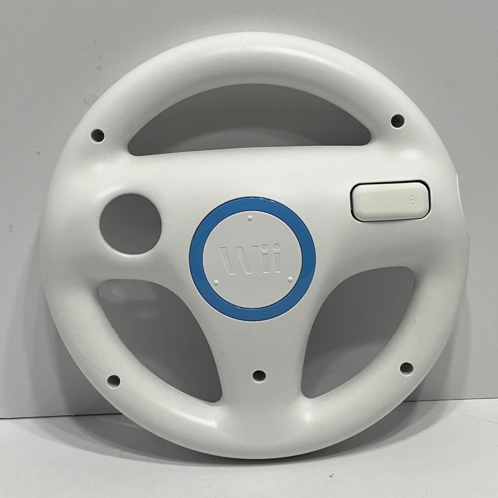 Official Nintendo White Wii Wheel Wii Remote Controller not included – Open BOX