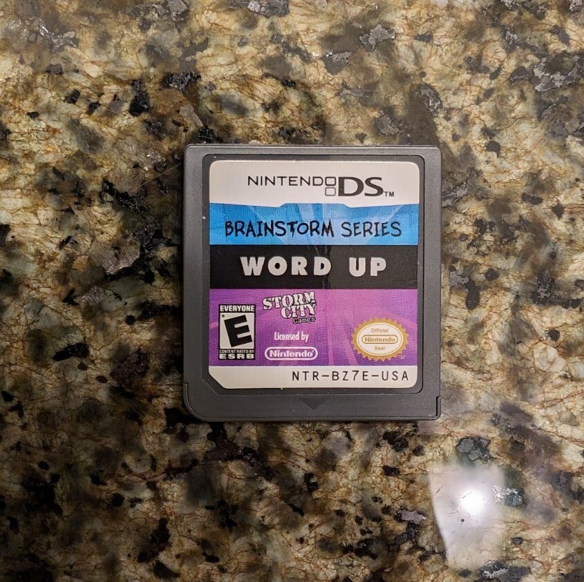 Brainstorming Series: Word Up (Nintendo DS, 2011) Authentic Game Cartridge Only