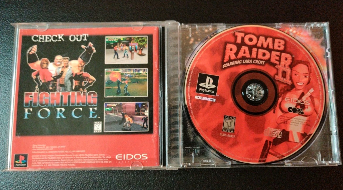 Tomb Raider II Starring Lara Croft Sony PlayStation 1 – 1997 Used