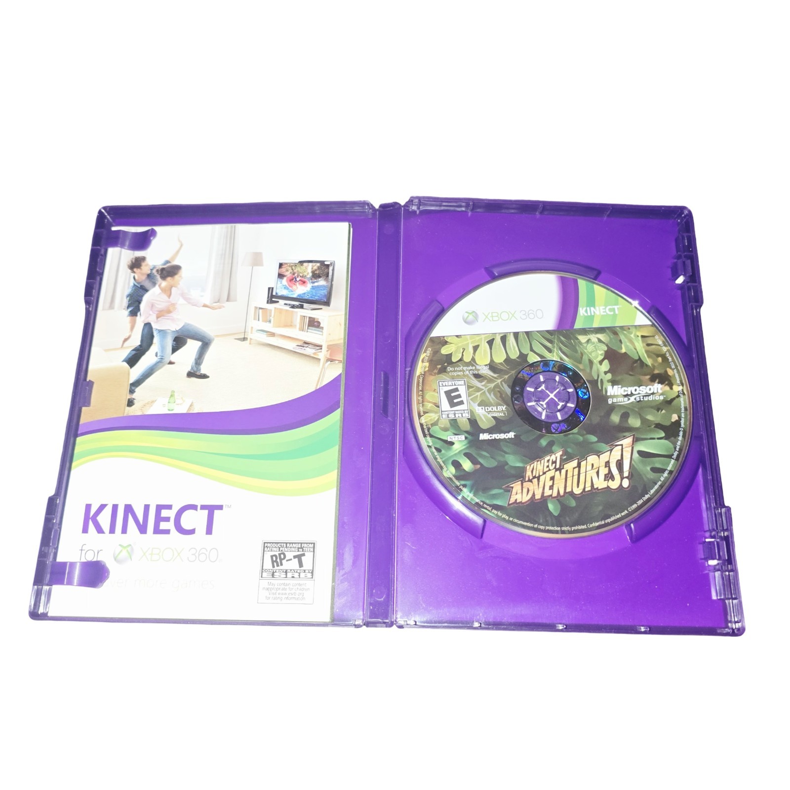 Microsoft Xbox 360 Kinect Sensor Full Game Included Tested- Setup Guide