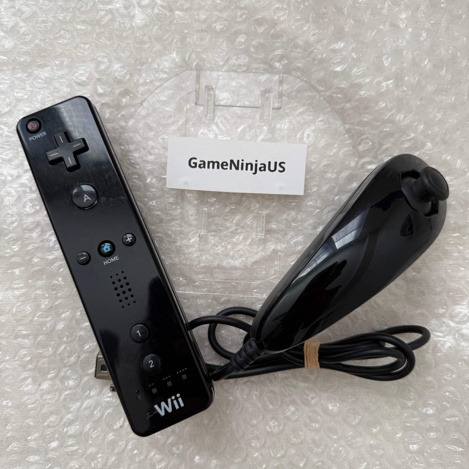 Nintendo Wii Controller Authentic OEM Wii Remote Motion Plus Nunchuck Sensor Bar