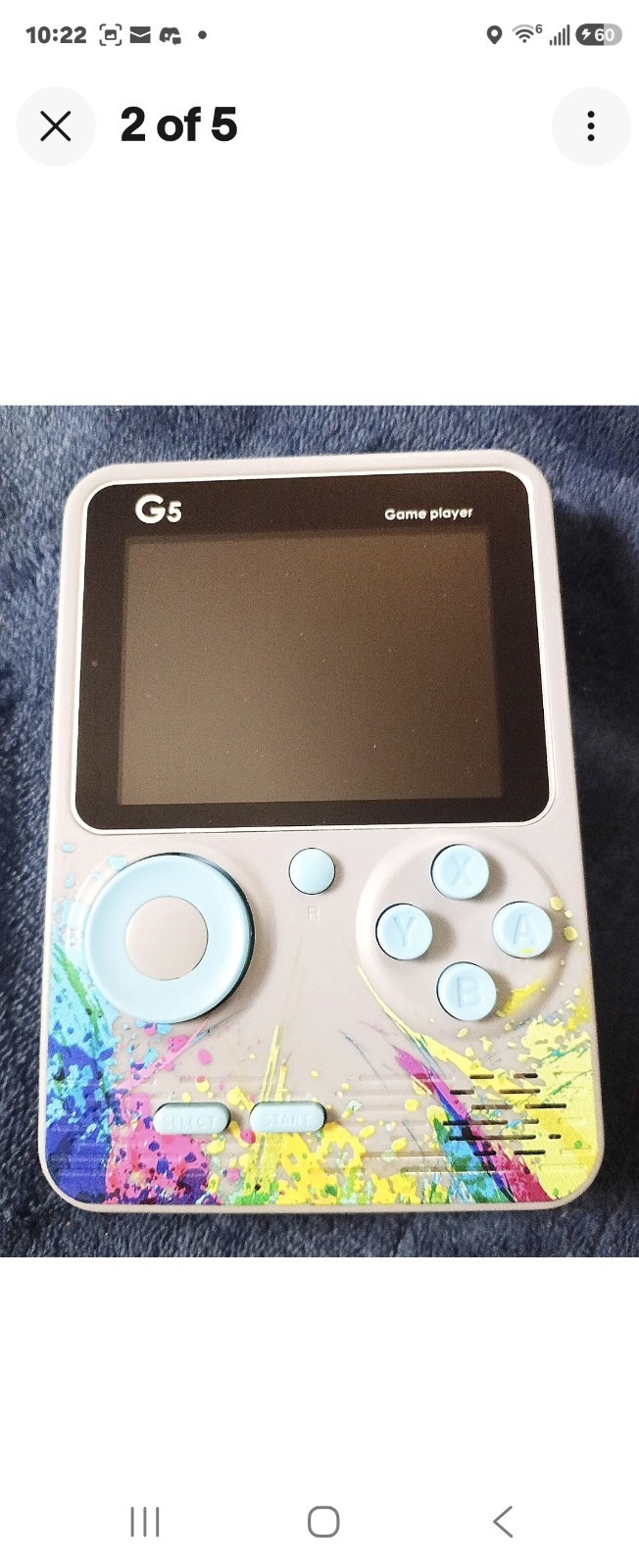G5 Game Box/Game Player Digital Game System, with 500 Games