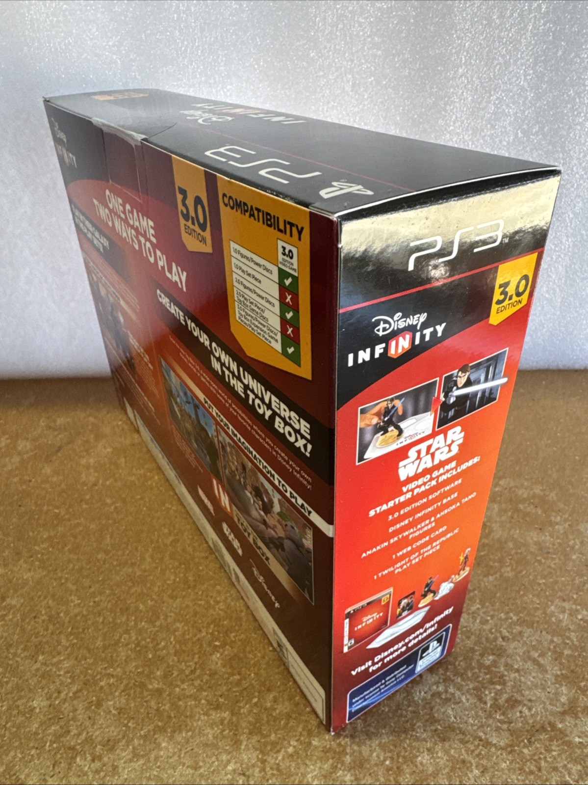 New Sealed Sony PS3 Disney Infinity STAR WARS 3.0 Starter Pack Game