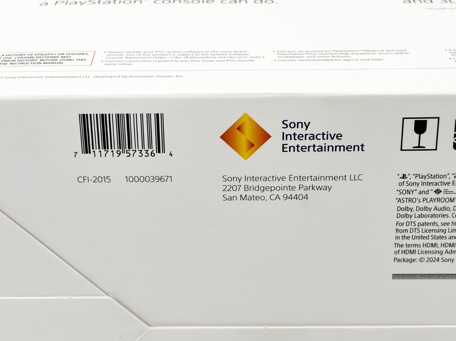 NEW SEALED! Sony PlayStation 5 Slim Disc PS5 Video Game Console 1 TB CFI-2015