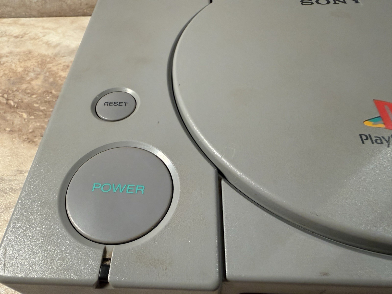 Sony PlayStation One PS1 Video Game Console Gray Box Demo Foam Memory Card