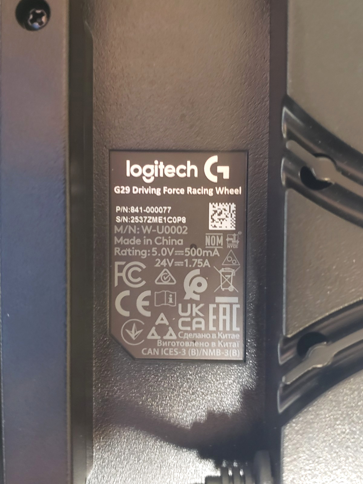 Logitech G29 Driving Force Racing Wheel & Pedals Sony PlayStation 4/5 PS4 PS5