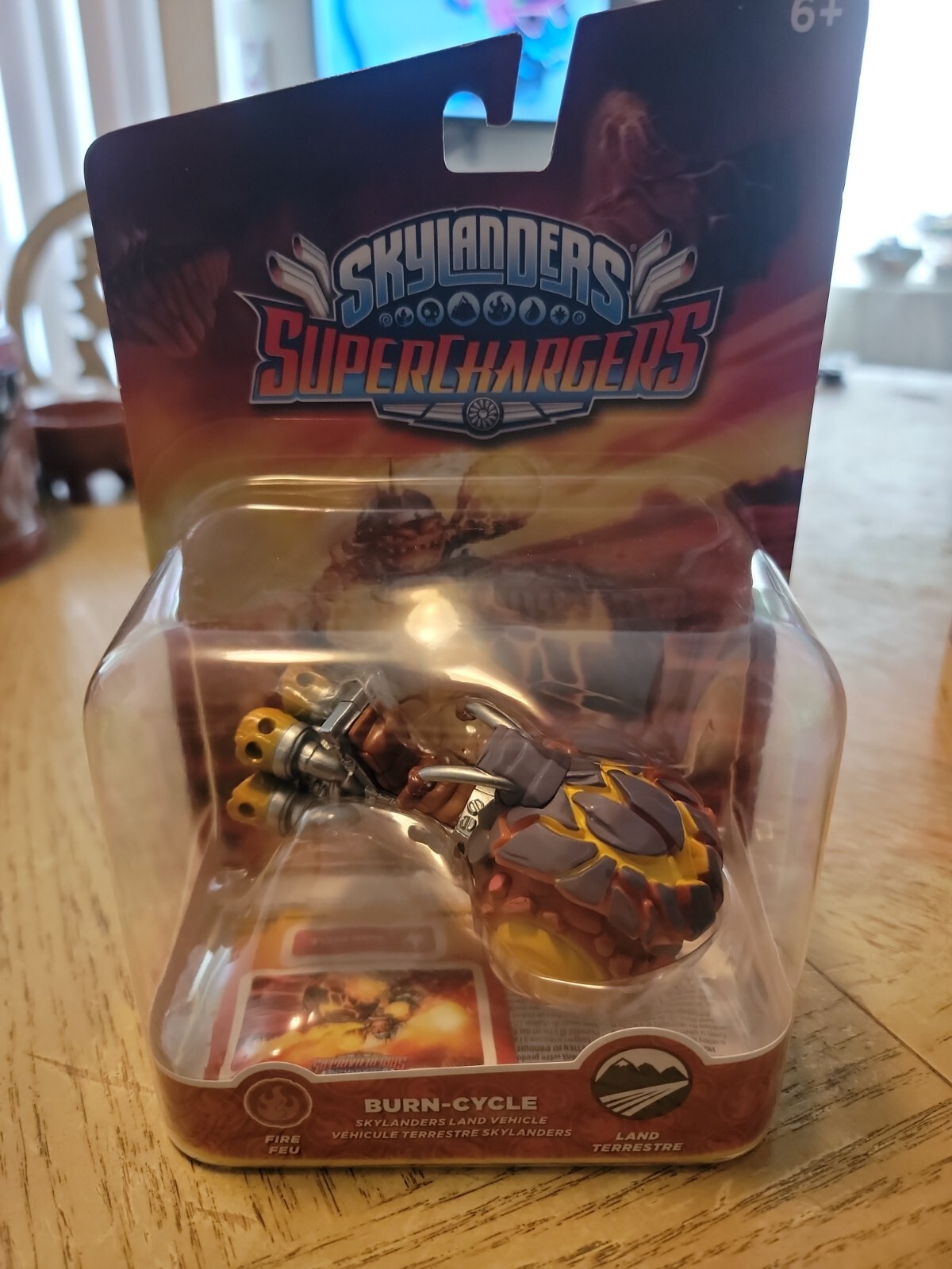 NEW-2015 SKYLANDERS SUPERCHARGERS “BURN-CYCLE” FIGURE (FIRE) Never Opened