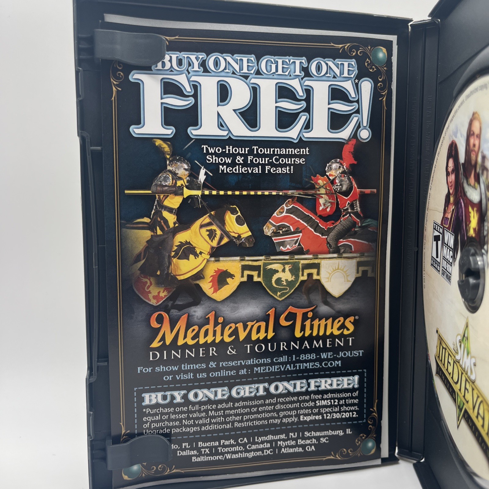 The Sims Medieval PC Game Windows Mac 2011 Complete