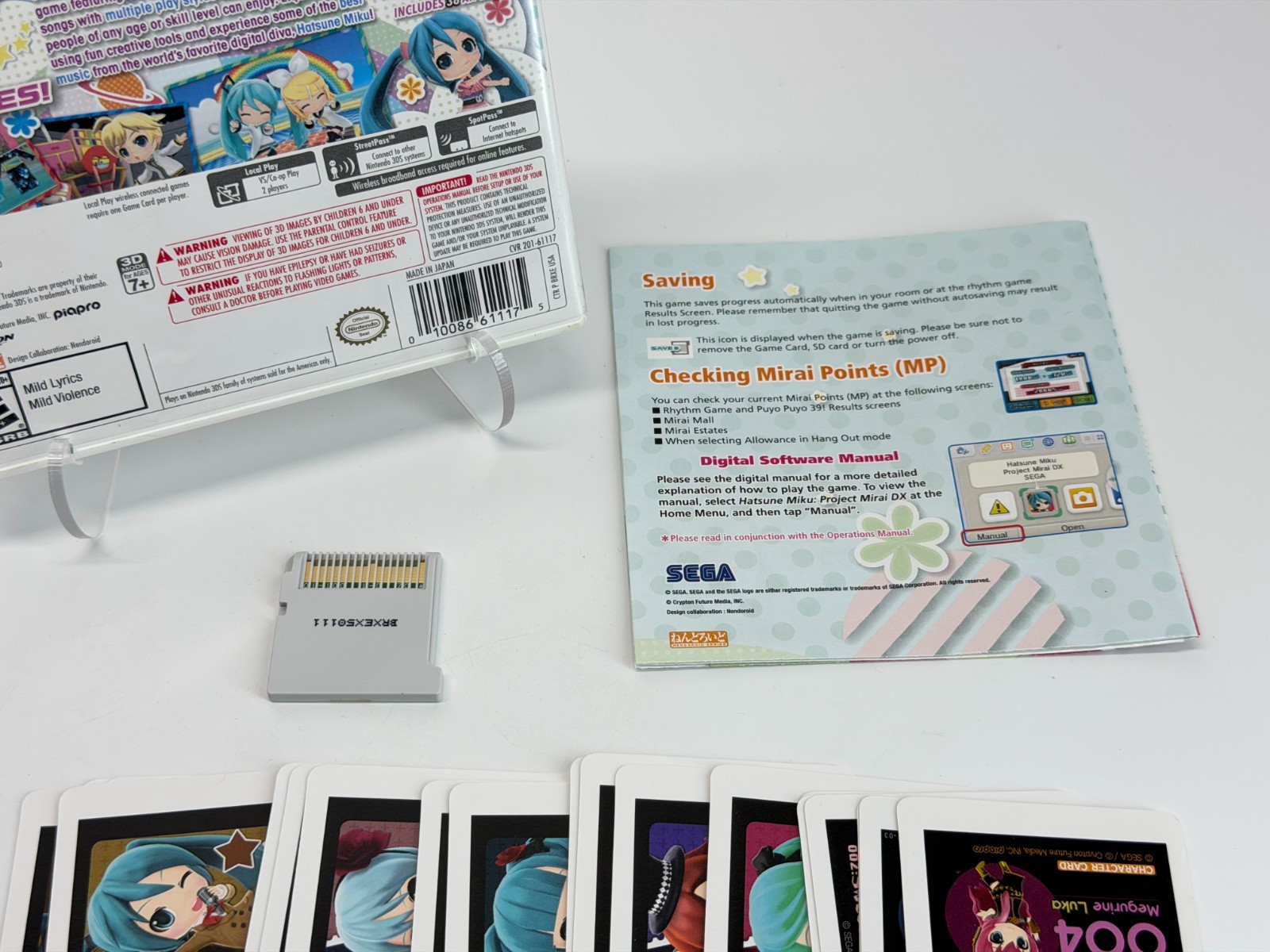 Hatsune Miku: Project Mirai DX (Nintendo 3DS) Complete & Tested