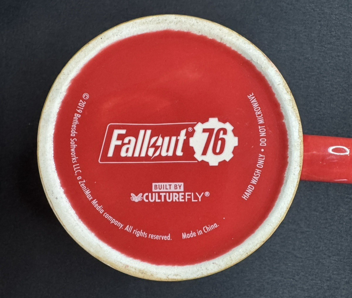 CultureFly Exclusive Fallout 76 Red Nuka World Ceramic 10 oz Coffee Mug 2019
