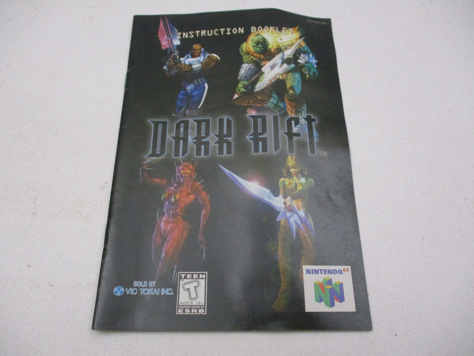 Dark Rift N64 Original Box and Manual ONLY Nintendo 64