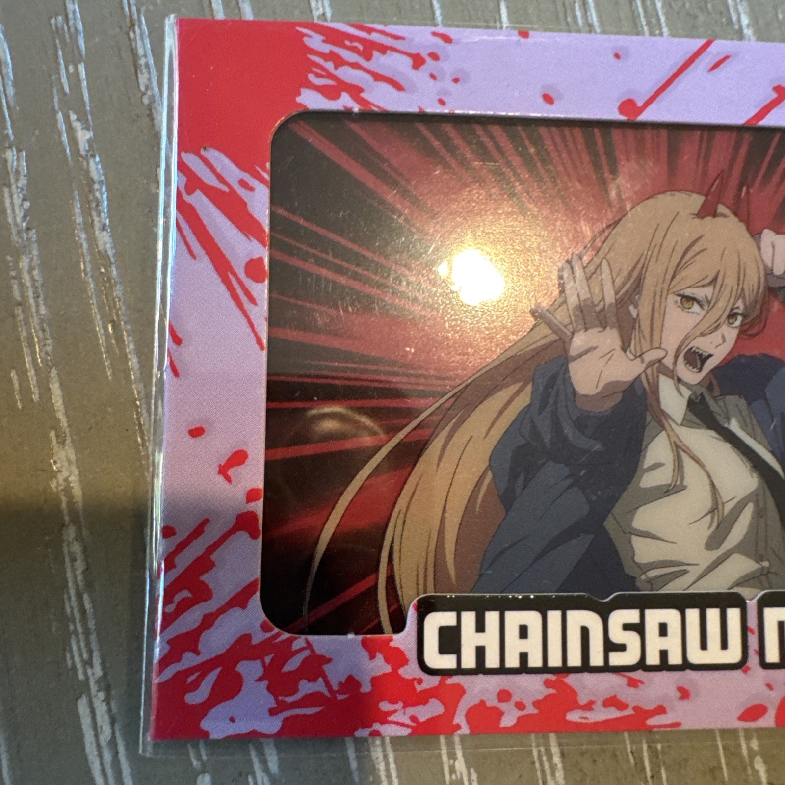 FiGPiN CHAINSAW MAN POWER CYBERCEL CARD COMMON *NEW*