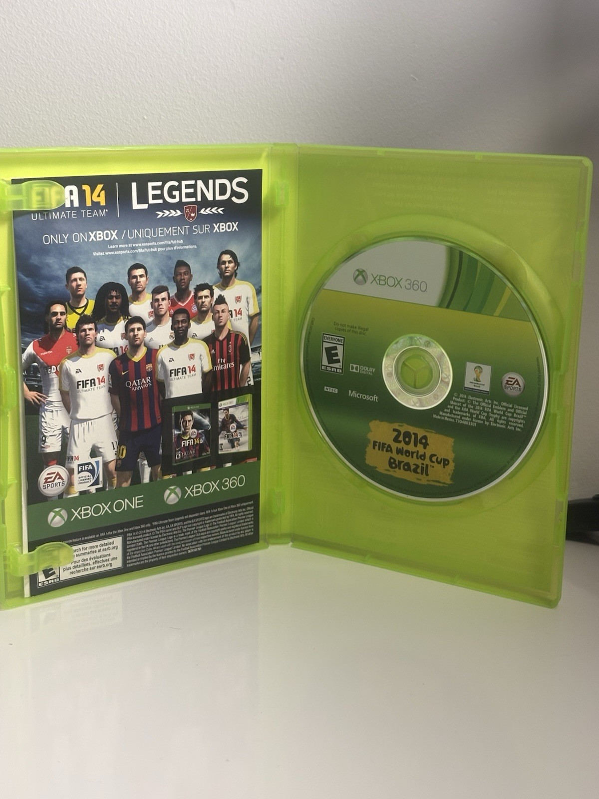 2014 FIFA World Cup Brazil Xbox 360 Game Microsoft Soccer EA Sports – CIB