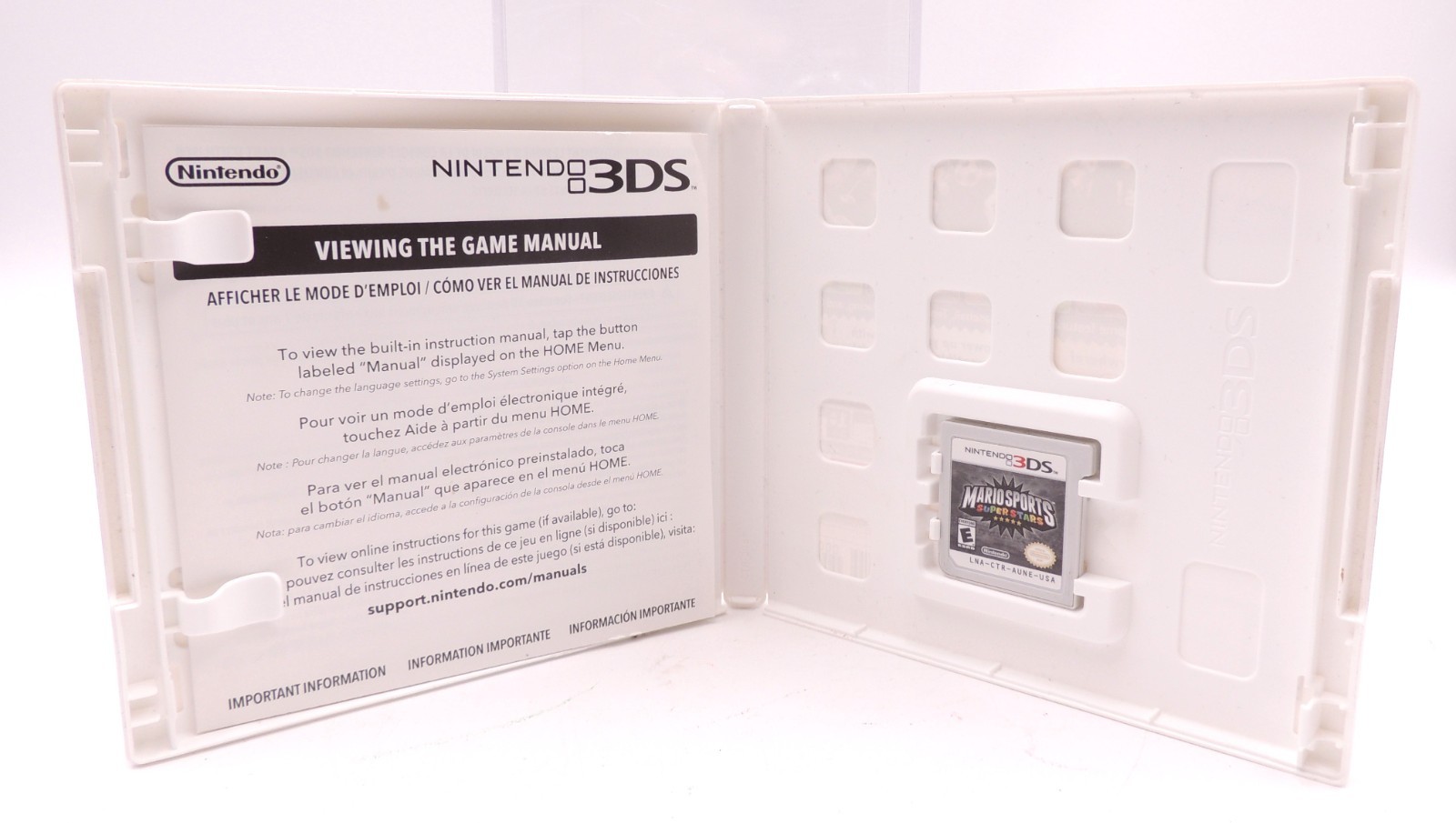 Mario Sports Superstars (Nintendo 3DS, 2017) w/ Case (No Manual) Video Game