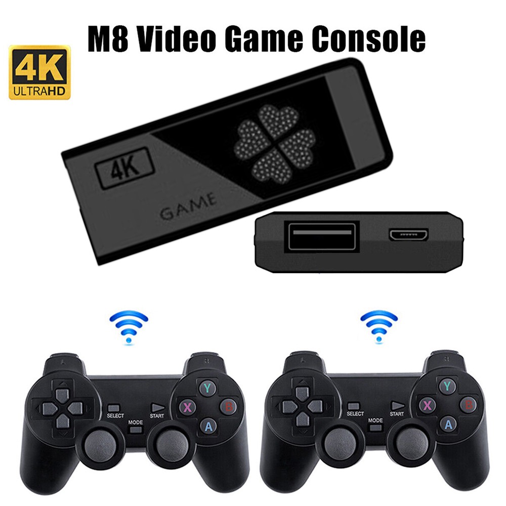 X2 Game Stick Retro Game Console 4K HD Wireless Controller 64G 20000 Games AAM