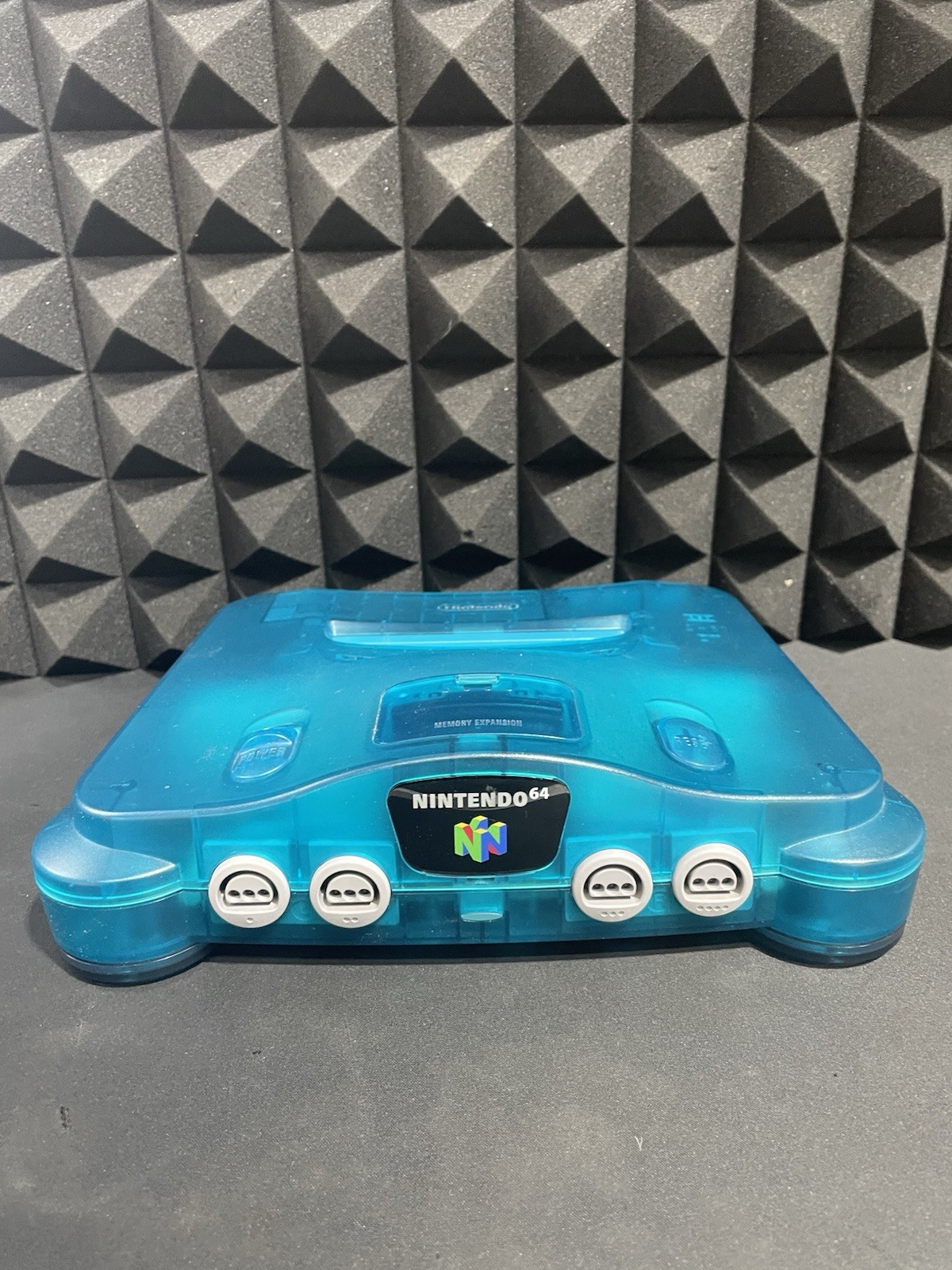Nintendo 64 Funtastic Ice Blue Console Bundle Tested Working