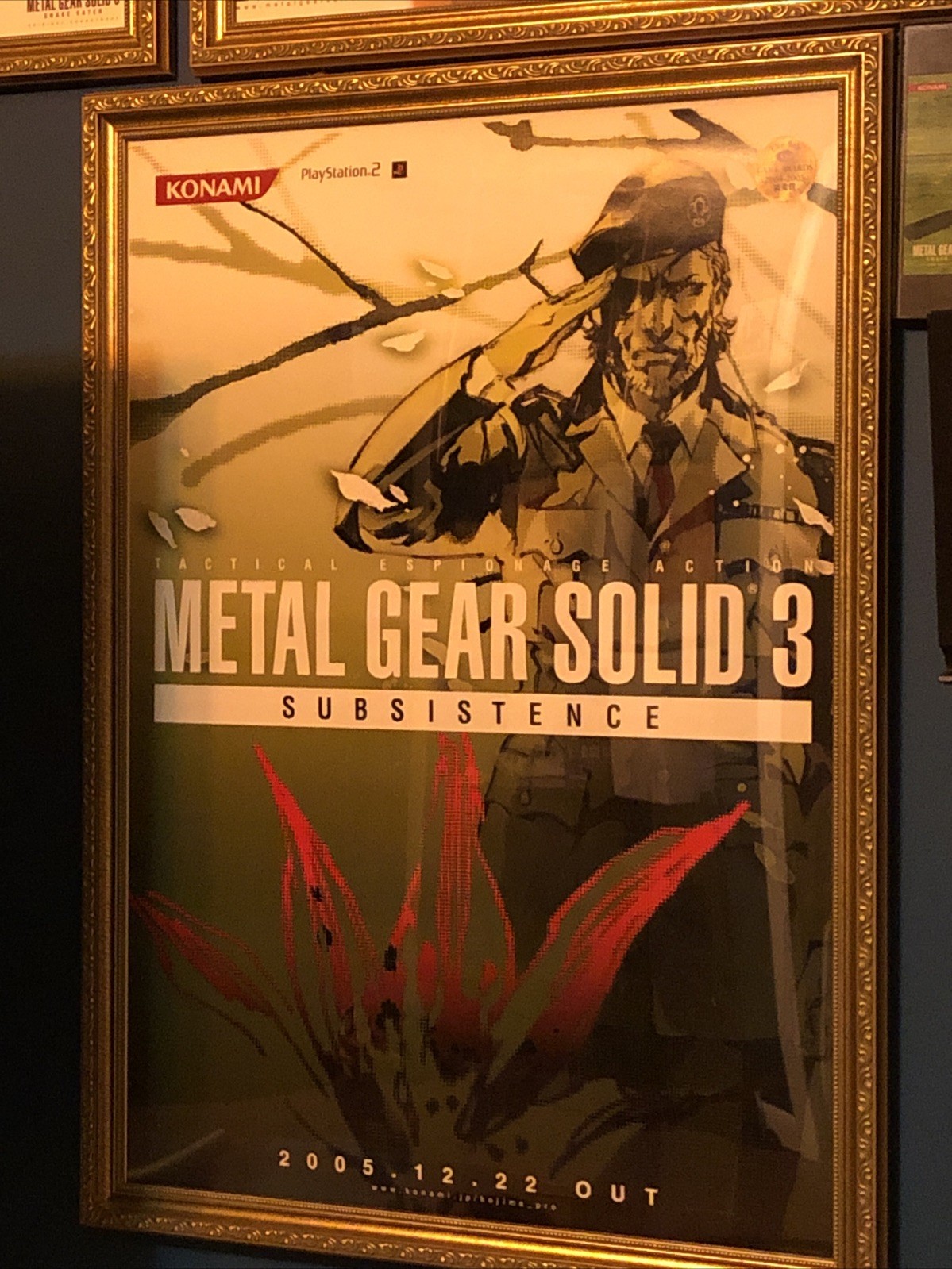 Extremely RARE🫡Metal Gear Solid 3 Subsistence Snake Eater B2 Promo Poster